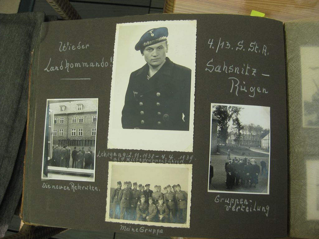 Fotoalbum Zerstörer GEORG THIELE , Matrose ist später auf Schlachtschiff Bismarck gefallen / Seetod (!!) Kriegsmarine Wehrmacht 3.Reich Seefahrt