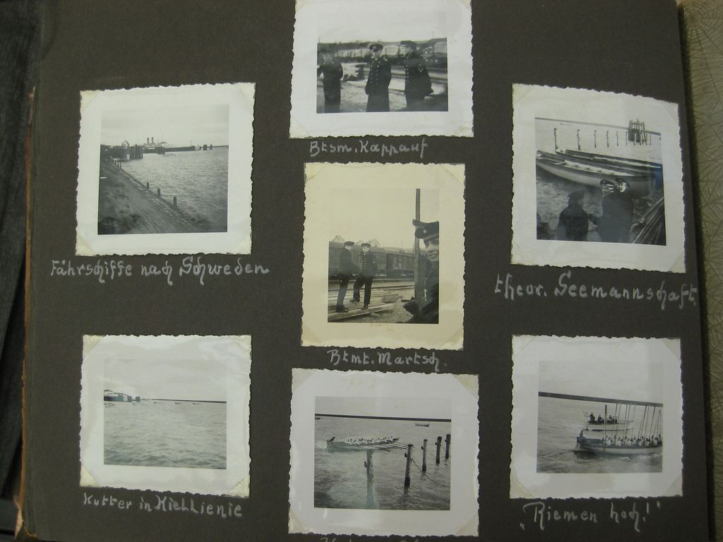 Fotoalbum Zerstörer GEORG THIELE , Matrose ist später auf Schlachtschiff Bismarck gefallen / Seetod (!!) Kriegsmarine Wehrmacht 3.Reich Seefahrt