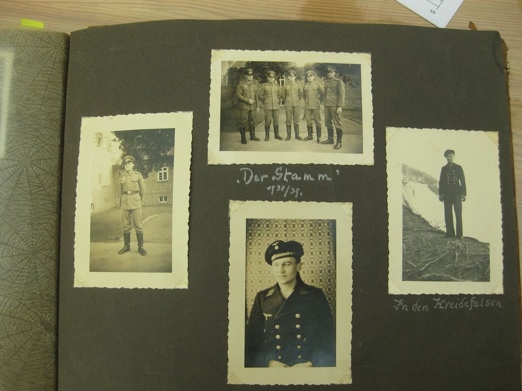 Fotoalbum Zerstörer GEORG THIELE , Matrose ist später auf Schlachtschiff Bismarck gefallen / Seetod (!!) Kriegsmarine Wehrmacht 3.Reich Seefahrt