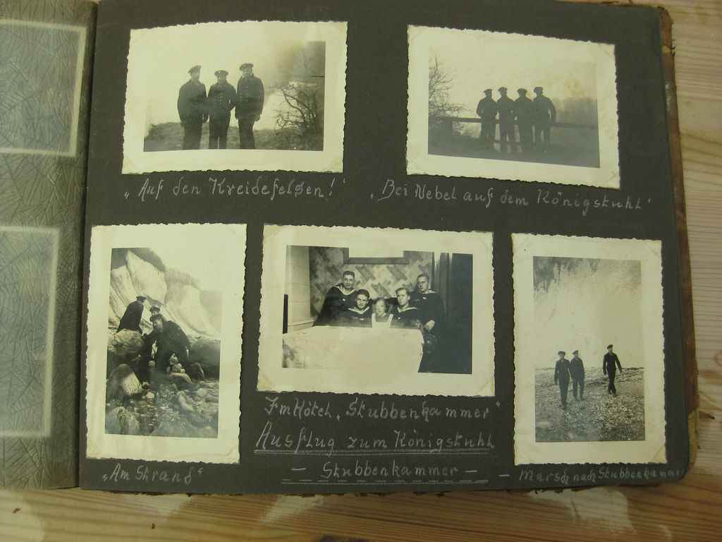 Fotoalbum Zerstörer GEORG THIELE , Matrose ist später auf Schlachtschiff Bismarck gefallen / Seetod (!!) Kriegsmarine Wehrmacht 3.Reich Seefahrt