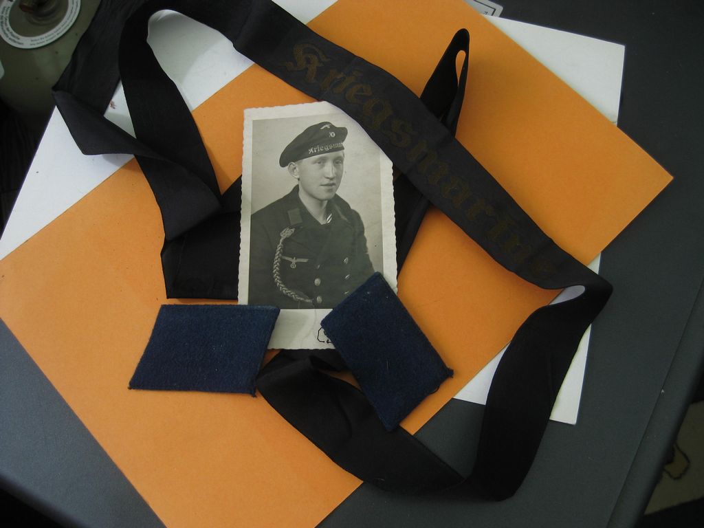 Tellermützenband Kriegsmarine Kragenspiegel Effekten Wehrmacht