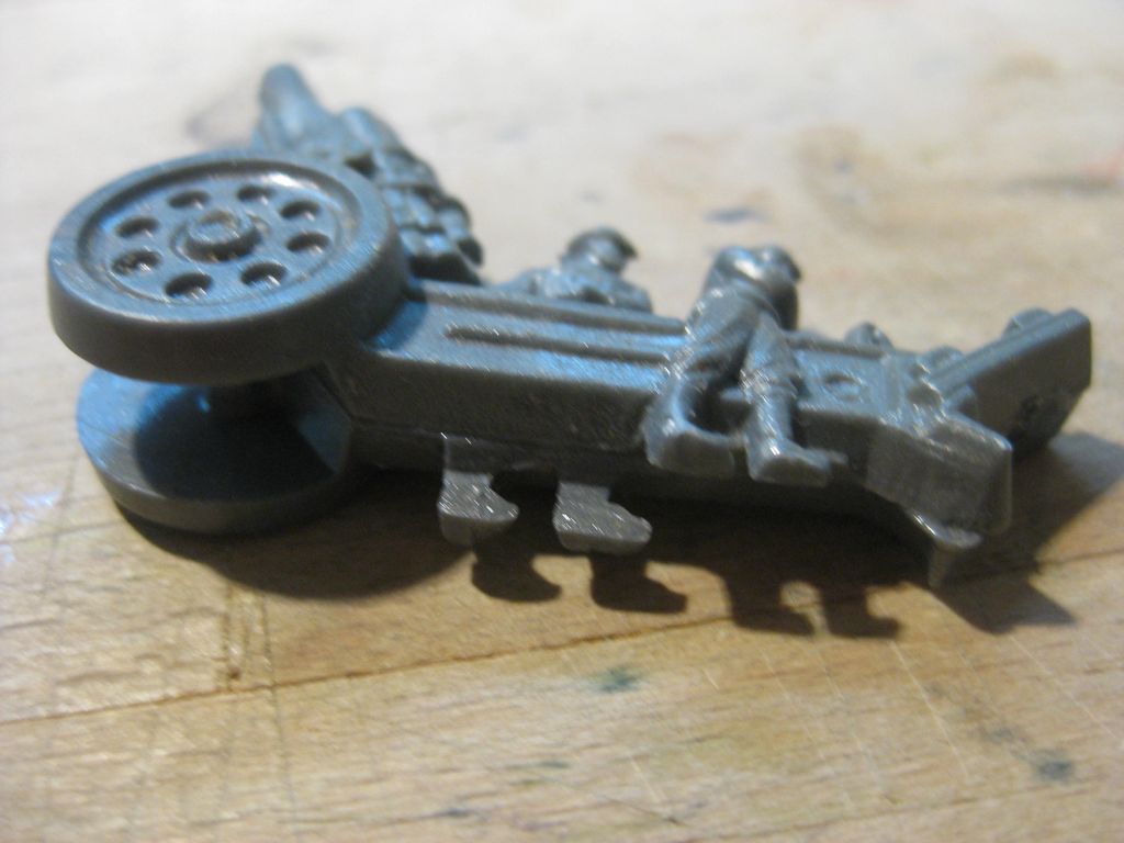 Winterhilfswerk (WHW) Abzeichen Flaktruppe Artillerie Feldkanone Minenwerfer Spielzeug