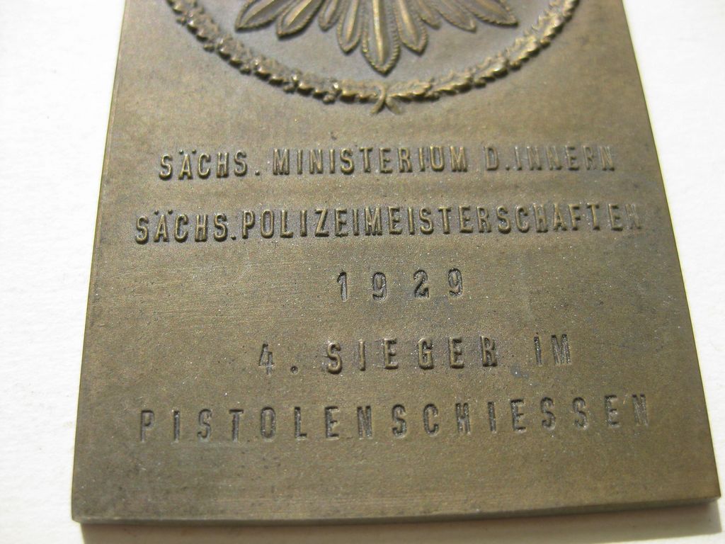 Konvolut Polizei Dienstausweis Sachsen Dokumente Schießpreis