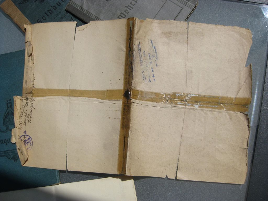 Soldbuch Wehrpaß Wehrmacht Luftwaffe Kriegsverdienstkreuz 1.Klasse mit Schwertern Flaktruppe