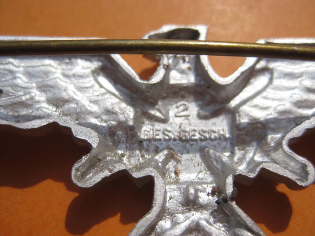 Metallbrustadler zur Uniform des Kriegerbund Hoheitsadler 3.Reich Abzeichen