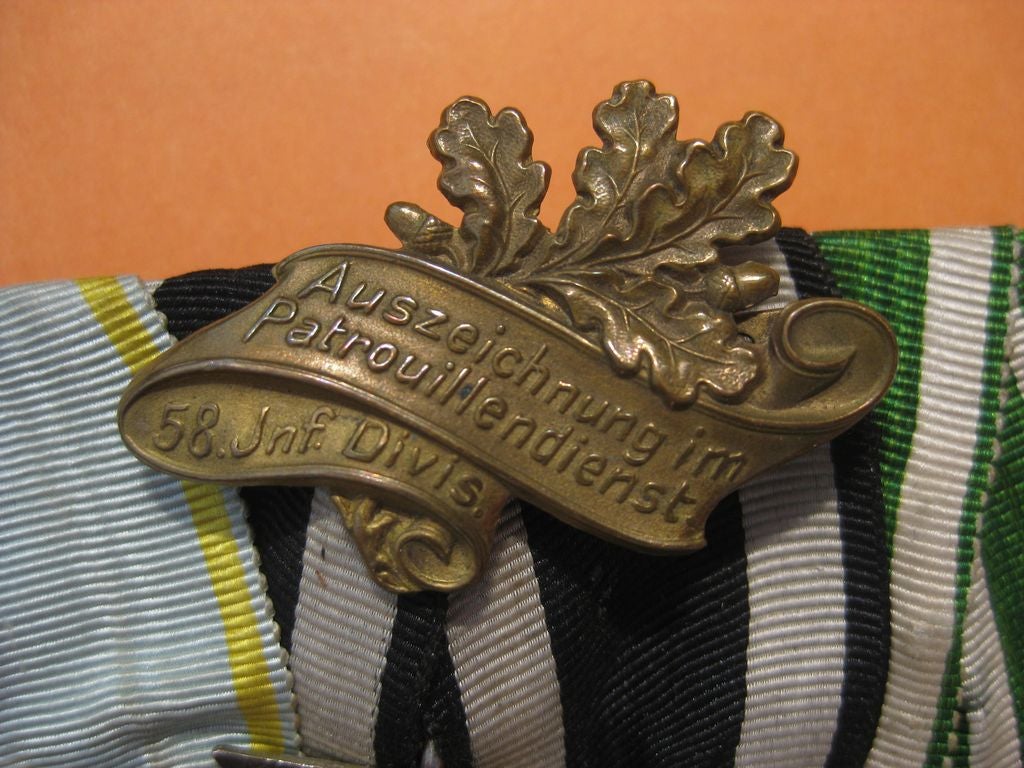 3er Ordensspange Eisernes Kreuz 1914 (EK2/14)  goldene Militär St. Heinrichs Orden Medaille Sachsen Kaiserreich Königreich 1.Weltkrieg