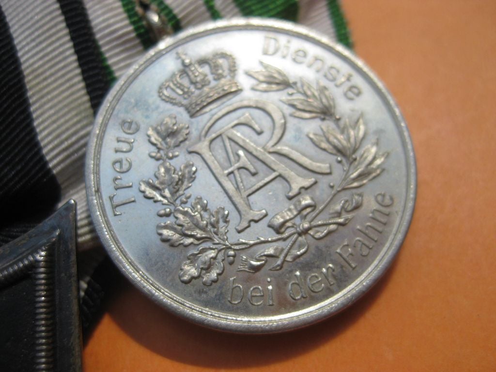 3er Ordensspange Eisernes Kreuz 1914 (EK2/14)  goldene Militär St. Heinrichs Orden Medaille Sachsen Kaiserreich Königreich 1.Weltkrieg