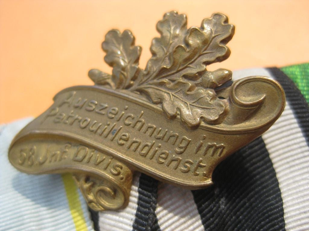 3er Ordensspange Eisernes Kreuz 1914 (EK2/14)  goldene Militär St. Heinrichs Orden Medaille Sachsen Kaiserreich Königreich 1.Weltkrieg