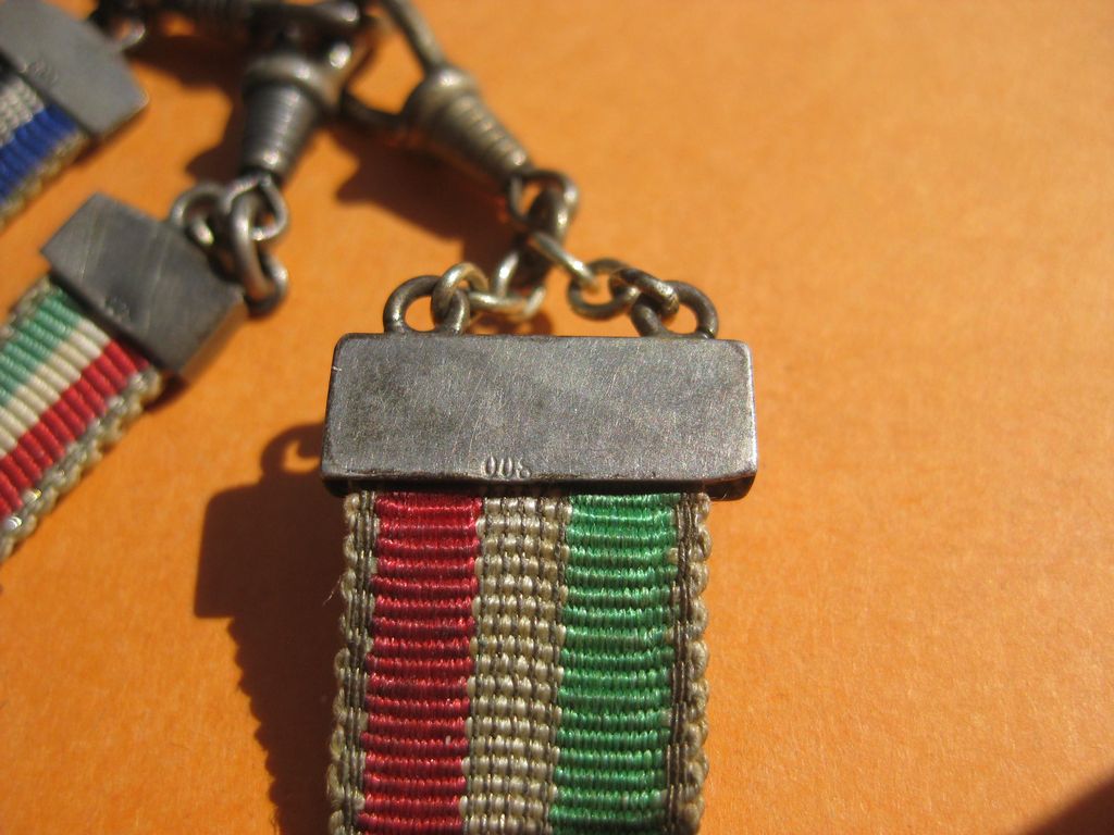 Studentika Patriotika Bierzipfel 800er echt Silber Studentenverbindung