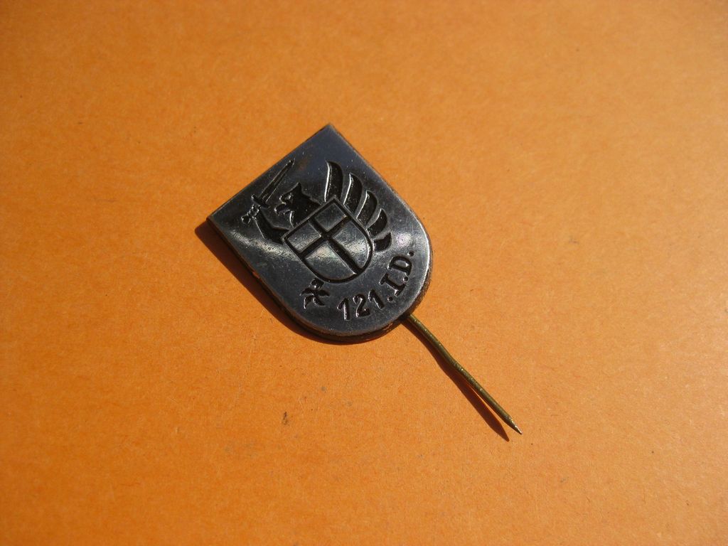 Unbekanntes Regimentsabzeichen Mitgliedsnadel Orden Ehrenzeichen SCHLESIEN schlesischer Adler 121.Infanterie Division