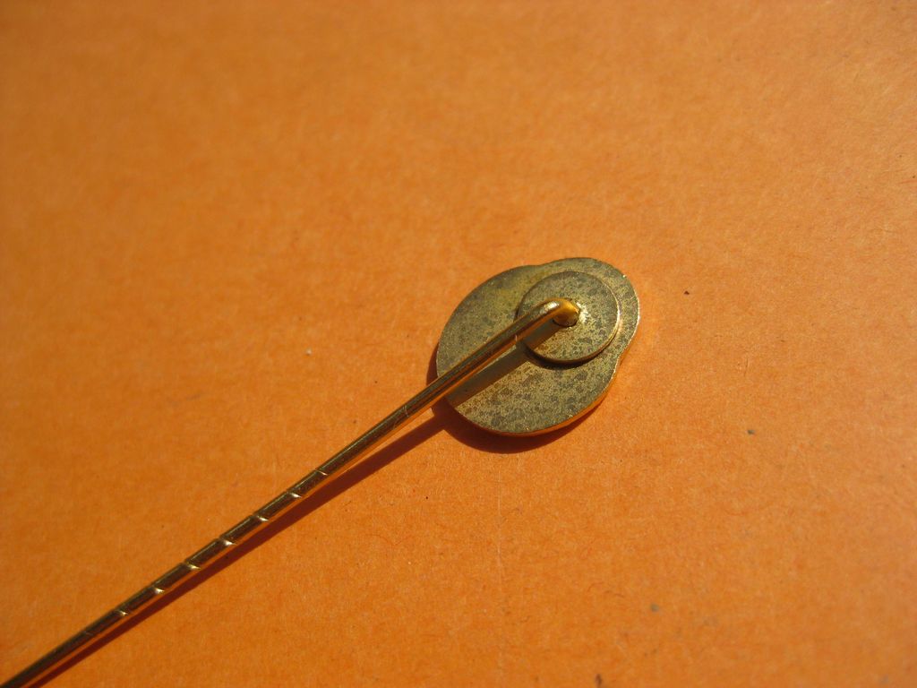 Sehr seltenes Mitgliedsabzeichen Deutscher  ( Deutschnationaler ) Handlungsgehilfenverband DHV GOLDENE EHRENNADEL Ehrenzeichen