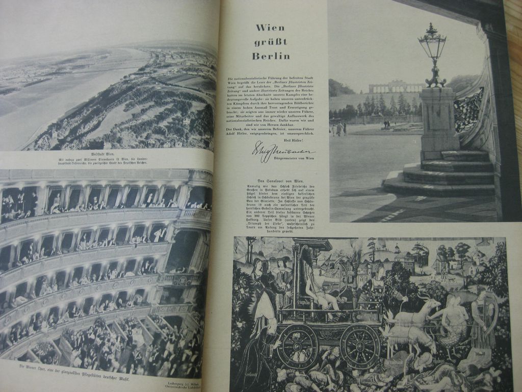 Buch Heft Sonderheft Berliner Illustrierte Zeitung ÖSTERREICH Orden Uniform 3.Reich Wehrmacht