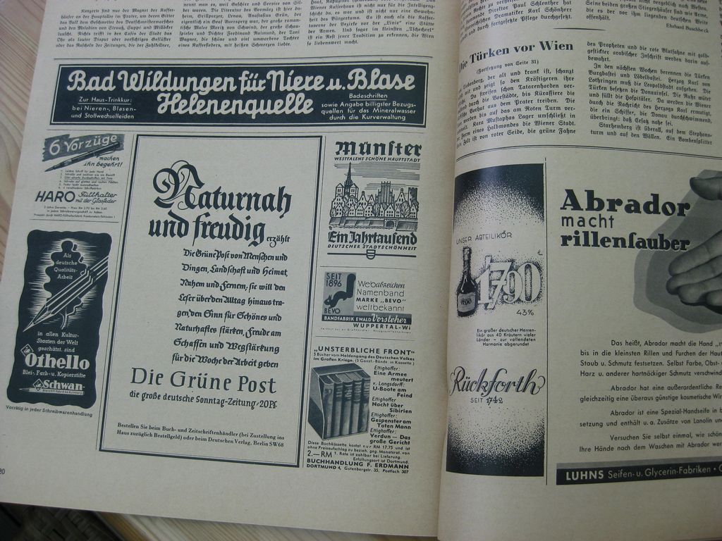 Buch Heft Sonderheft Berliner Illustrierte Zeitung ÖSTERREICH Orden Uniform 3.Reich Wehrmacht