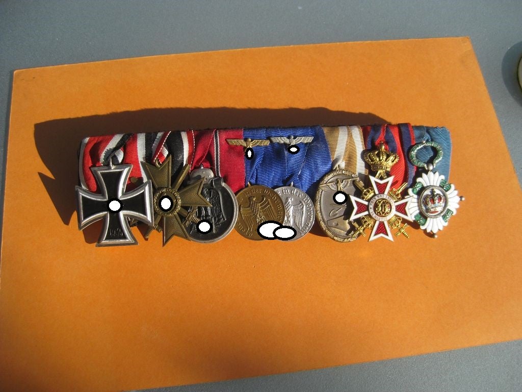 8er Ordensspange Eisernes Kreuz Orden Wehrmacht Ostmedaille Dienstauszeichnung HEER Rumänien Jugoslawien Ritterkreuz Offizierskreuz