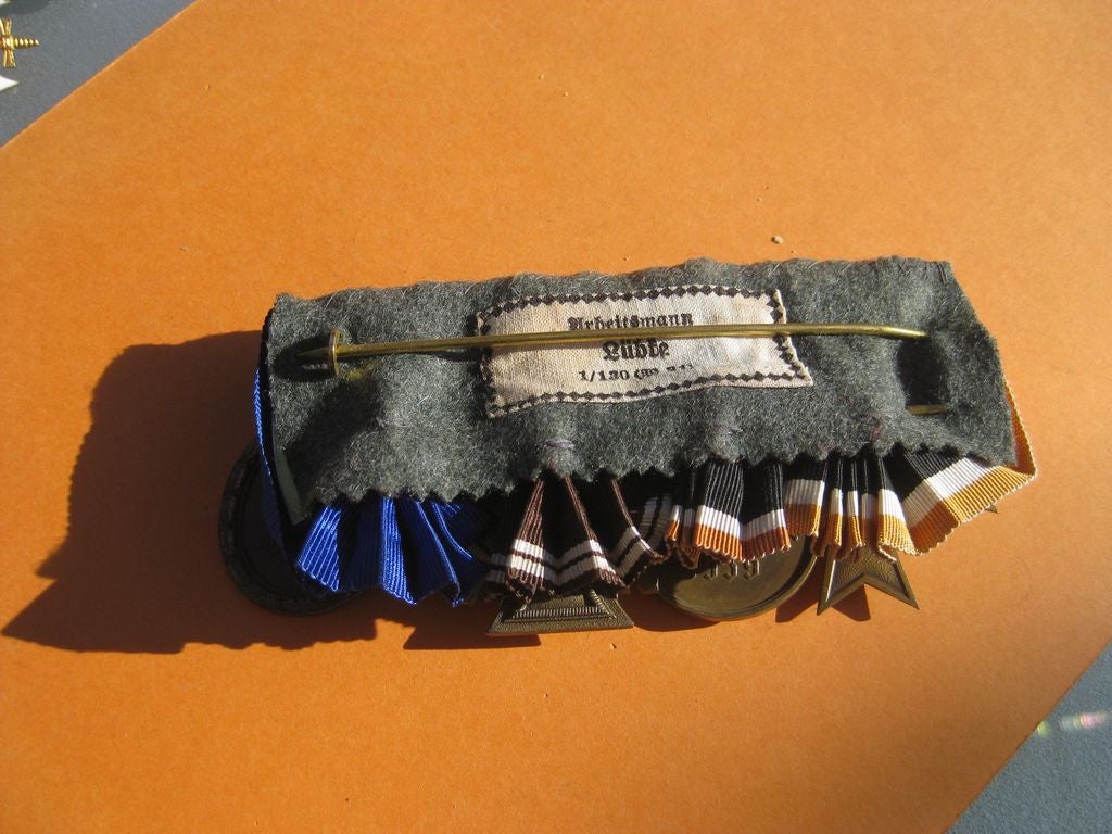 4er Ordensspange Kriegsverdienstkreuz Orden Wehrmacht Reichsarbeitsdienst Partei NSDAP 3.Reich Dienstauszeichnung