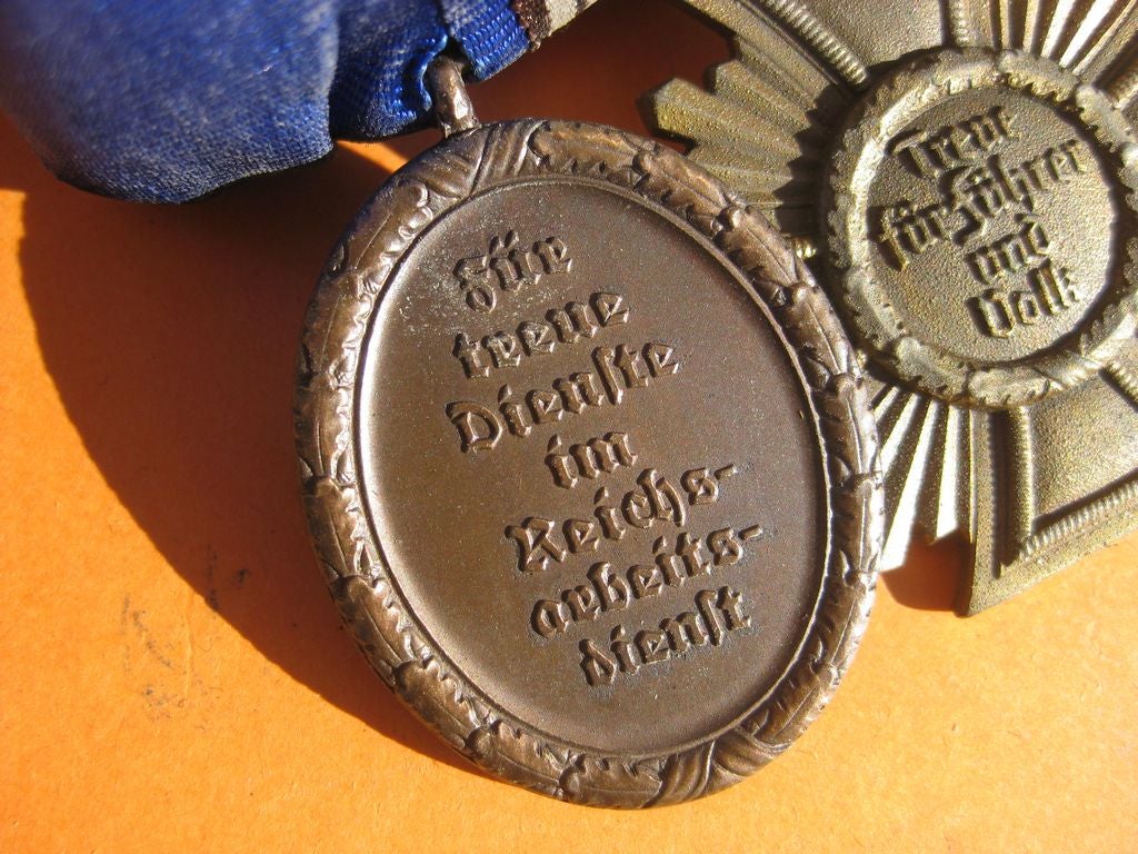 4er Ordensspange Kriegsverdienstkreuz Orden Wehrmacht Reichsarbeitsdienst Partei NSDAP 3.Reich Dienstauszeichnung