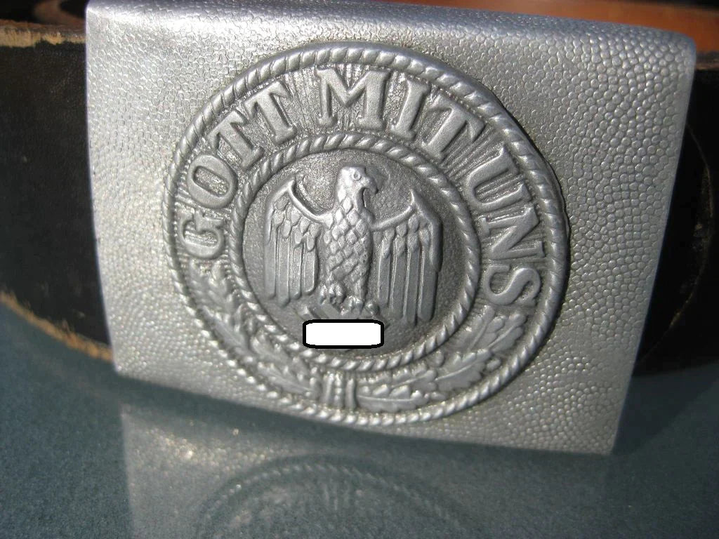 Koppelschloss für Mannschaften -Heer- Wehrmacht GOTT MIT UNS Aluminium