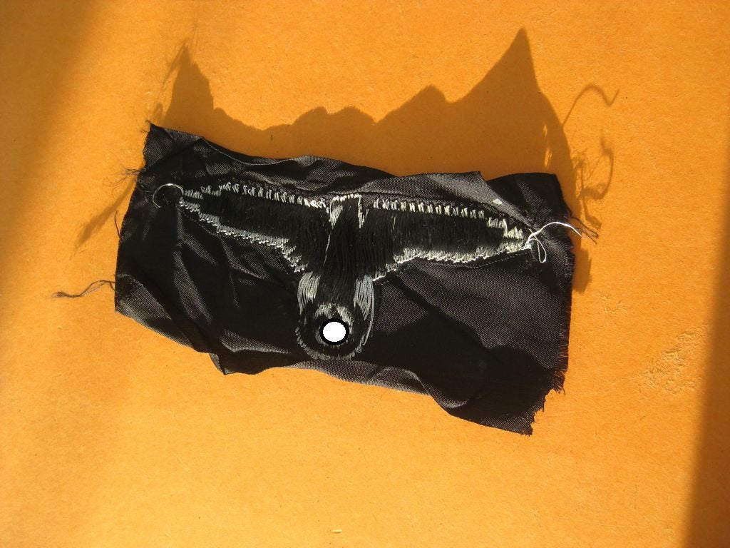 SS - Ärmeladler BEVO für Führer / Offiziere ungetragene Effekten der Schutzstaffel 1000% alt und ORIGINAL Waffen-SS Martin Harnack