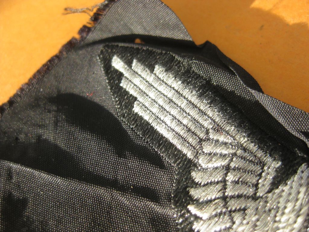 SS - Ärmeladler BEVO für Führer / Offiziere ungetragene Effekten der Schutzstaffel 1000% alt und ORIGINAL Waffen-SS Martin Harnack