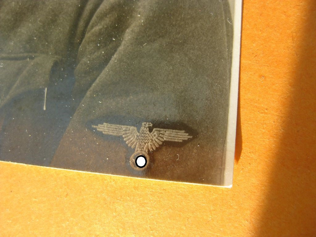 SS - Ärmeladler BEVO für Führer / Offiziere ungetragene Effekten der Schutzstaffel 1000% alt und ORIGINAL Waffen-SS Martin Harnack