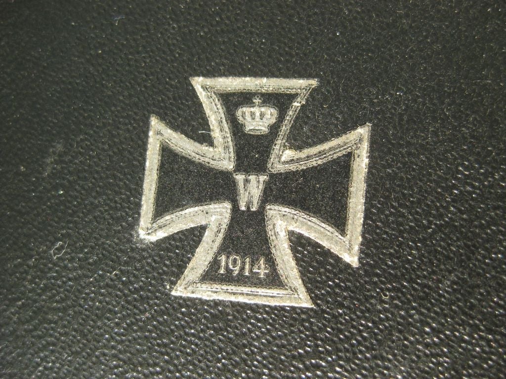 Eisernes Kreuz 1.Klasse von 1914 (EK1/14) im Verleihungsetui unbekannter Hersteller Orden Kaiserreich Deutschland