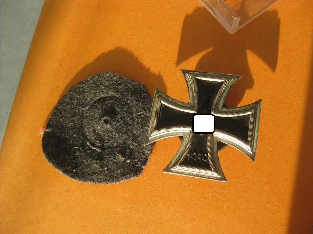 Eisernes Kreuz 1.Klasse 1939 (EK1/39) mit RUSSISCHER SCHRAUBSCHEIBE !!! Martin Harnack