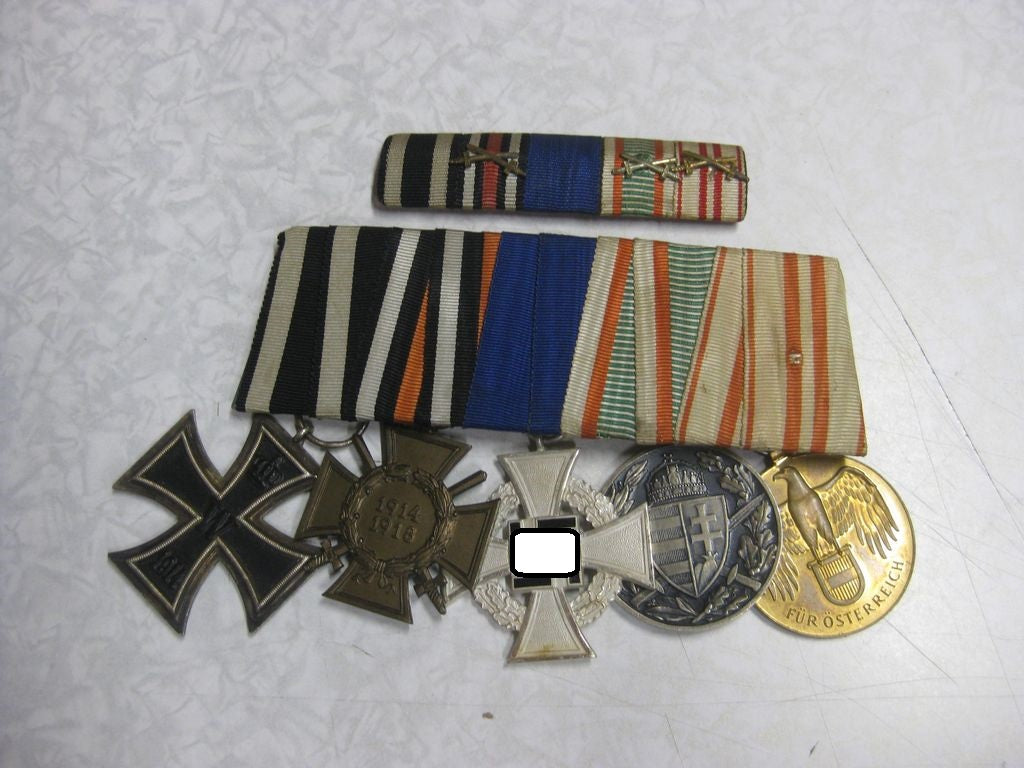 5er Ordensspange Eisernes Kreuz 1914 mit Feldspange Orden 1.Weltkrieg Preußen