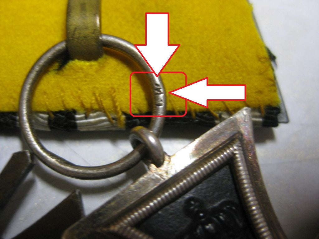 5er Ordensspange Eisernes Kreuz 1914 mit Feldspange Orden 1.Weltkrieg Preußen