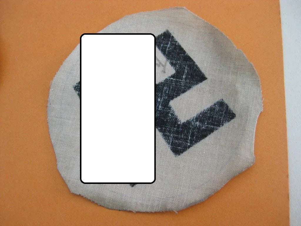 100% alt und ORIGINAL Hakenkreuzauflage für die verschiedenen NSDAP Armbinde Partei SS etc etc