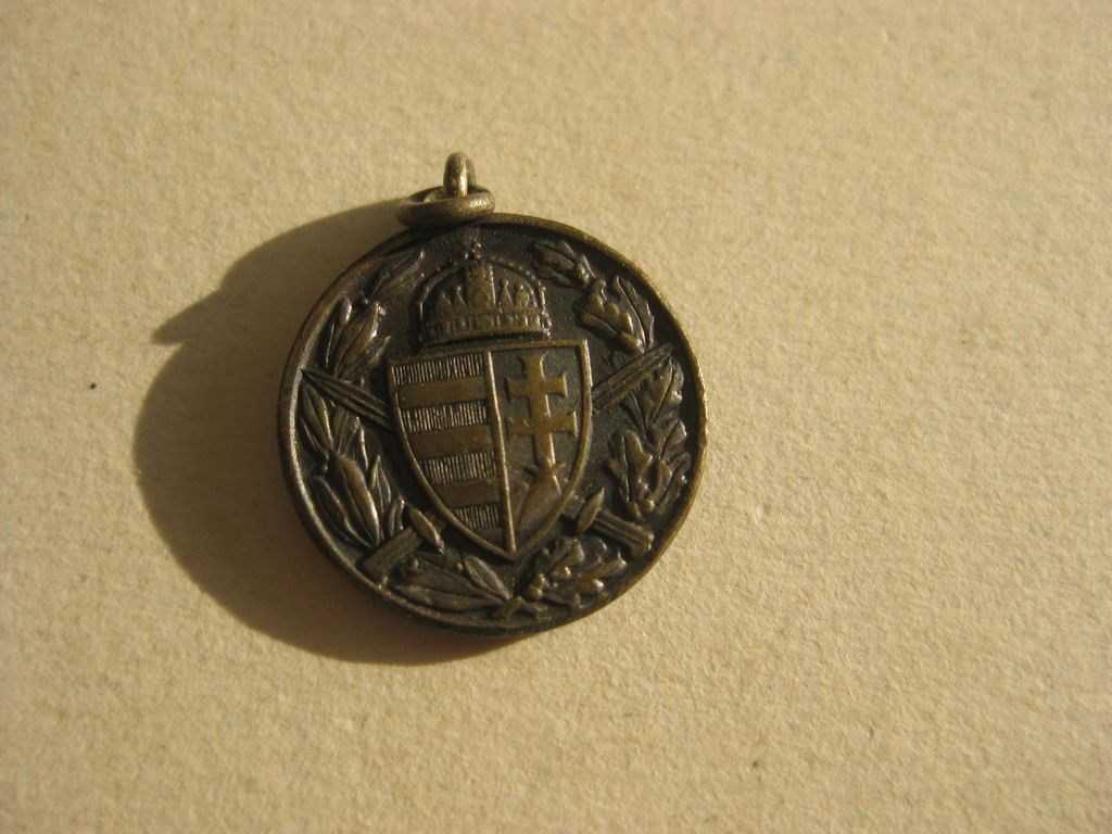 Miniatur ungarische Medaille Ungarn Erinnerungsmedaille für Frontkämpfer 1914 - 1918