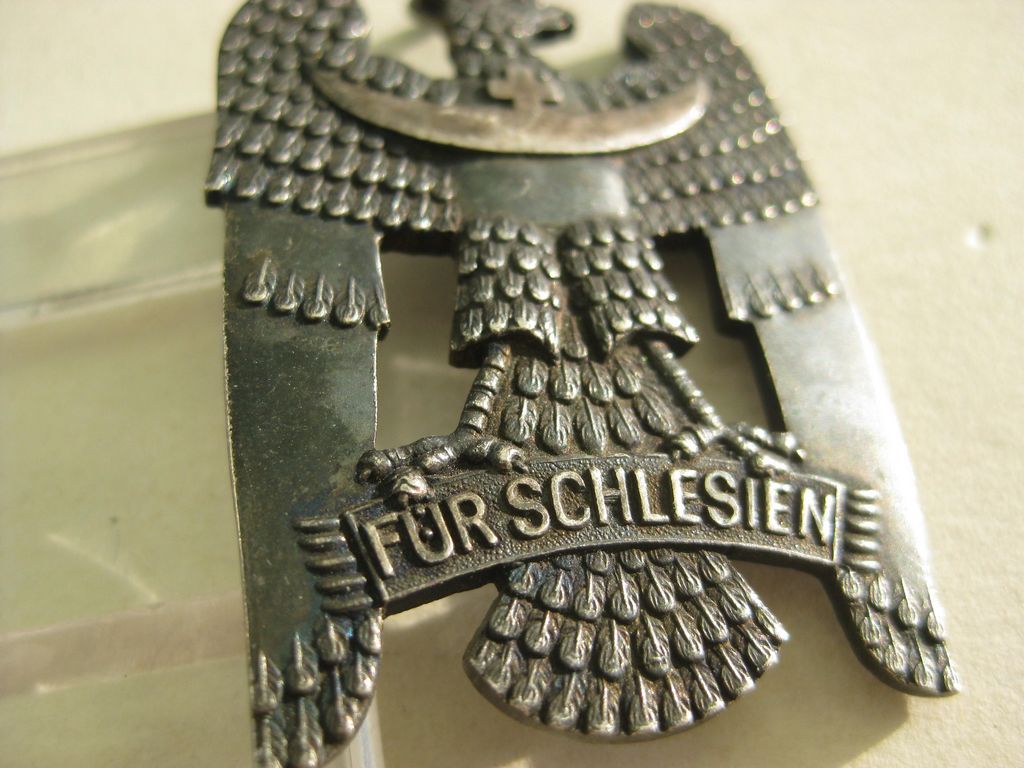 Schlesischer Adler 2.Klasse schlesisches Bewährungsabzeichen FREIKORPS GODET in Berlin !!!