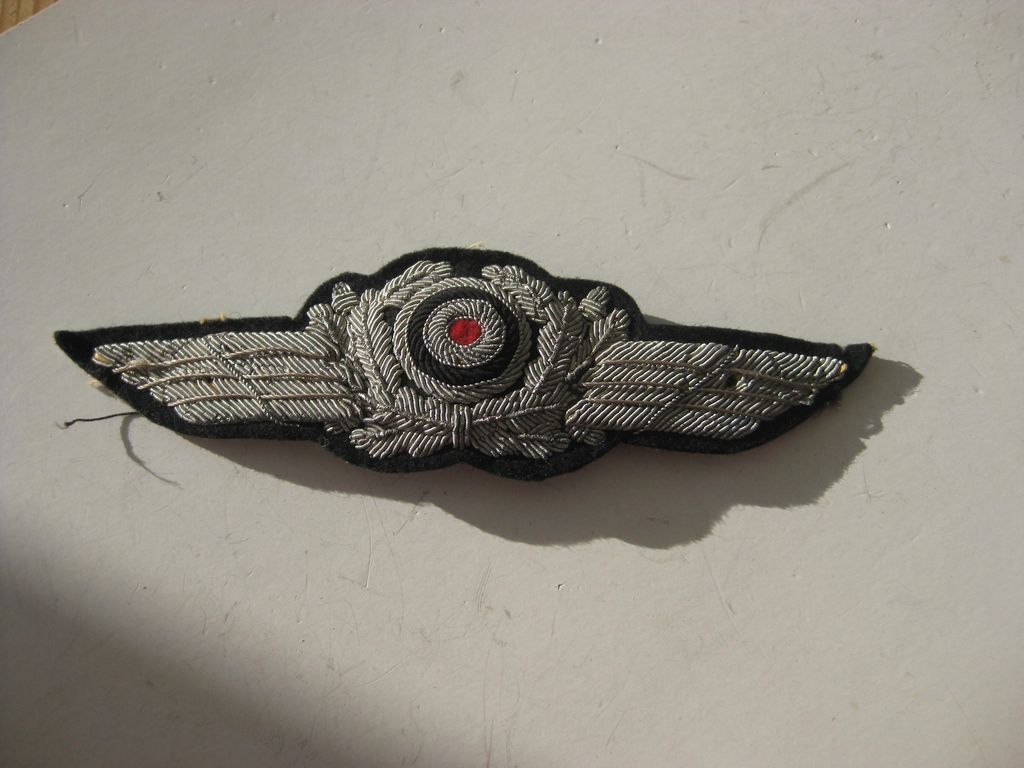 Luftwaffen Schirmmützenschwinge Effekten Wehrmacht