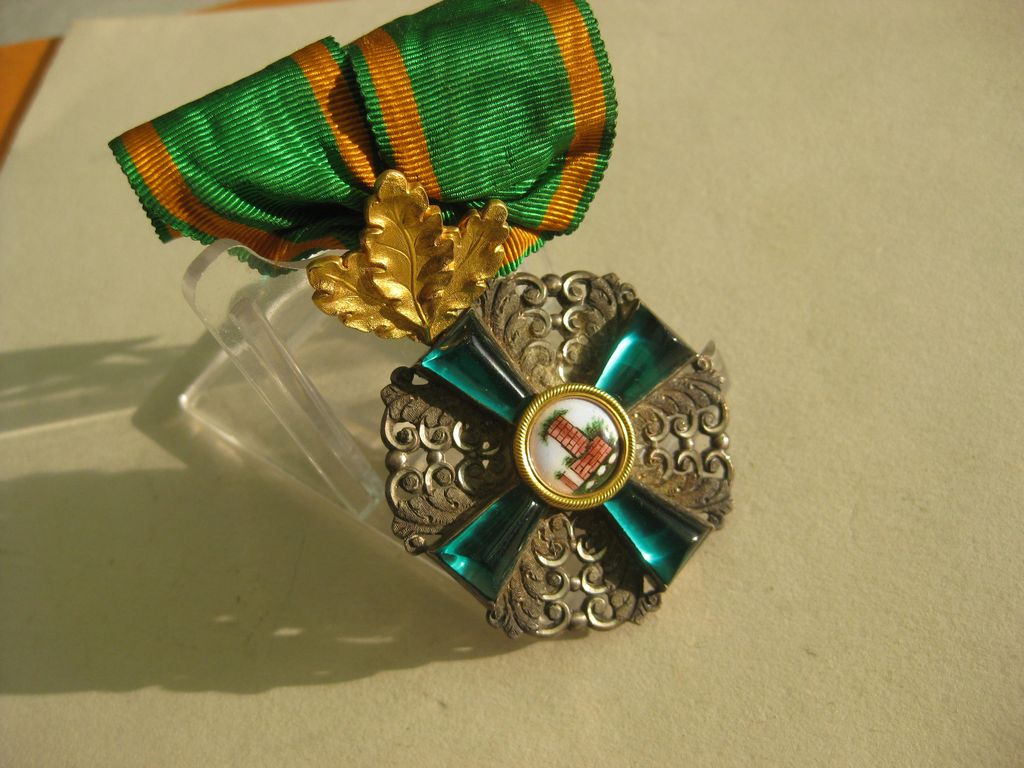 Baden Ritterkreuz 2.Klasse mit goldenem Eichenlaub vom Zähringer Löwen Ehrenzeichen Auszeichnung Kaiserreich