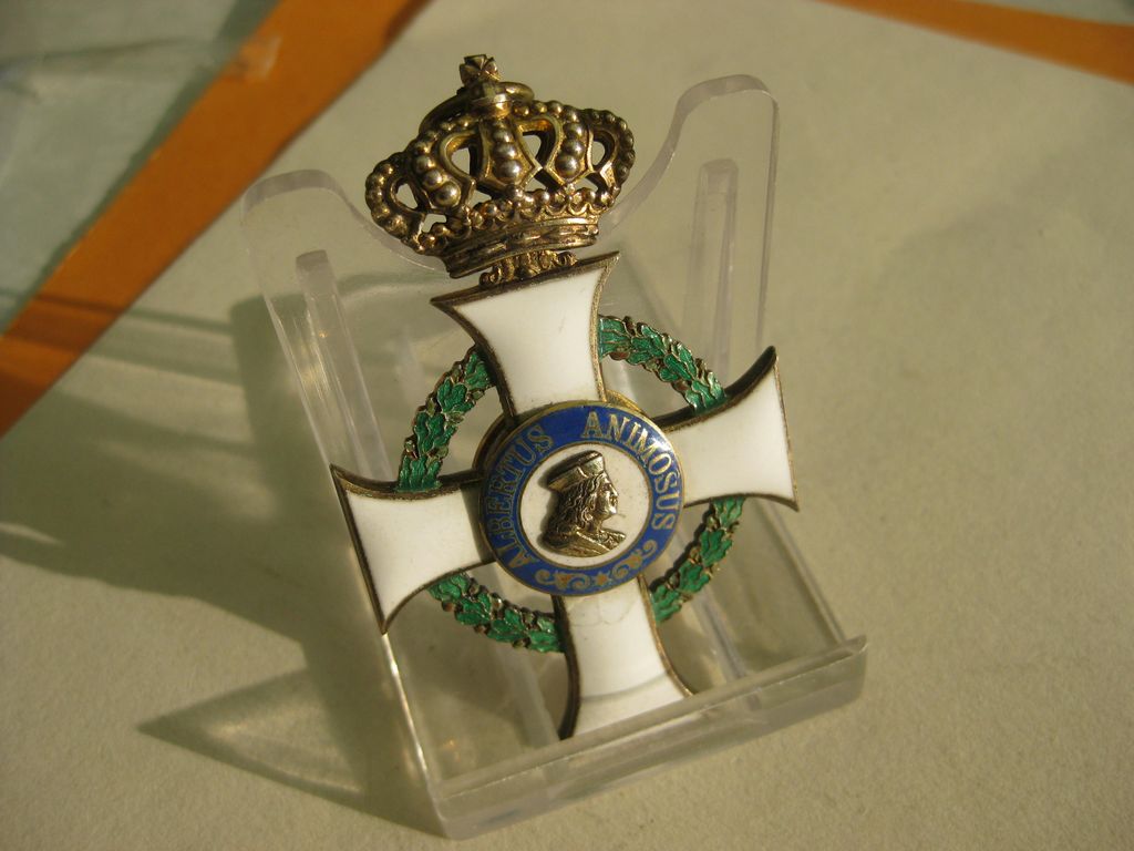 Ritterkreuz sächsischer Albrechtsorden 1.Klasse Sachsen 1.Weltkrieg Orden Kaiserreich GLASER & Sohn DRESDEN