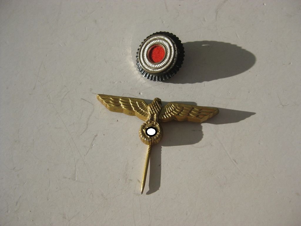 Mützenadler Metalladler und Kokarde für die Schirmmütze / Tellermütze / Matrosenmütze