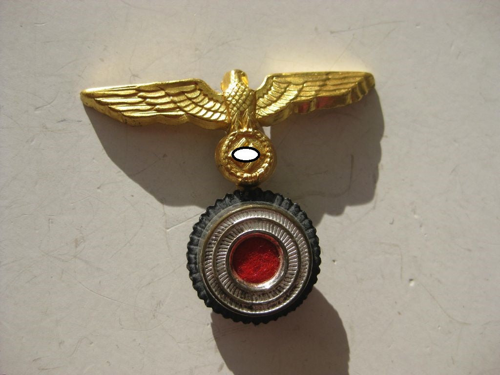 Kriegsmarine Mützenadler Metalladler und Kokarde für die Schirmmütze / Tellermütze / Matrosenmütze Mint Condition