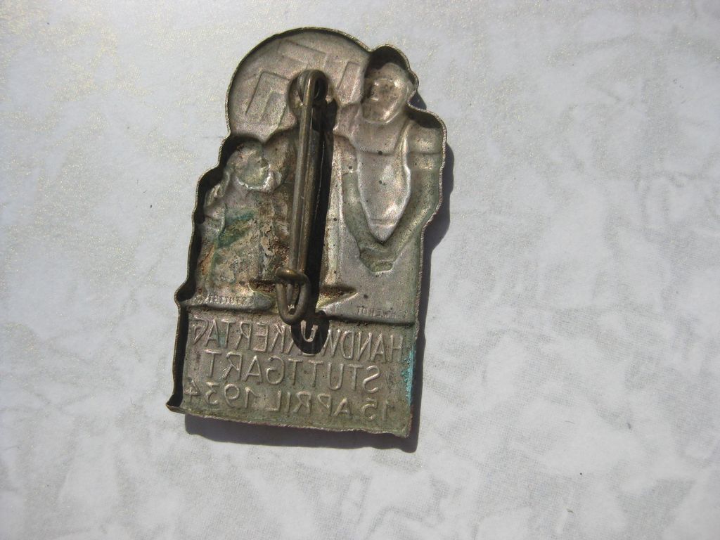 Abzeichen Handwerkstag Stuttgart am 15. April 1934