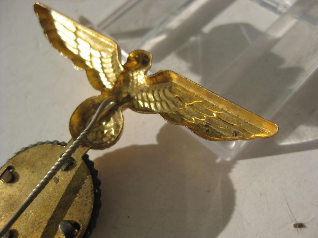 Kriegsmarine Mützenadler Metalladler und Kokarde für die Schirmmütze / Tellermütze / Matrosenmütze Mint Condition