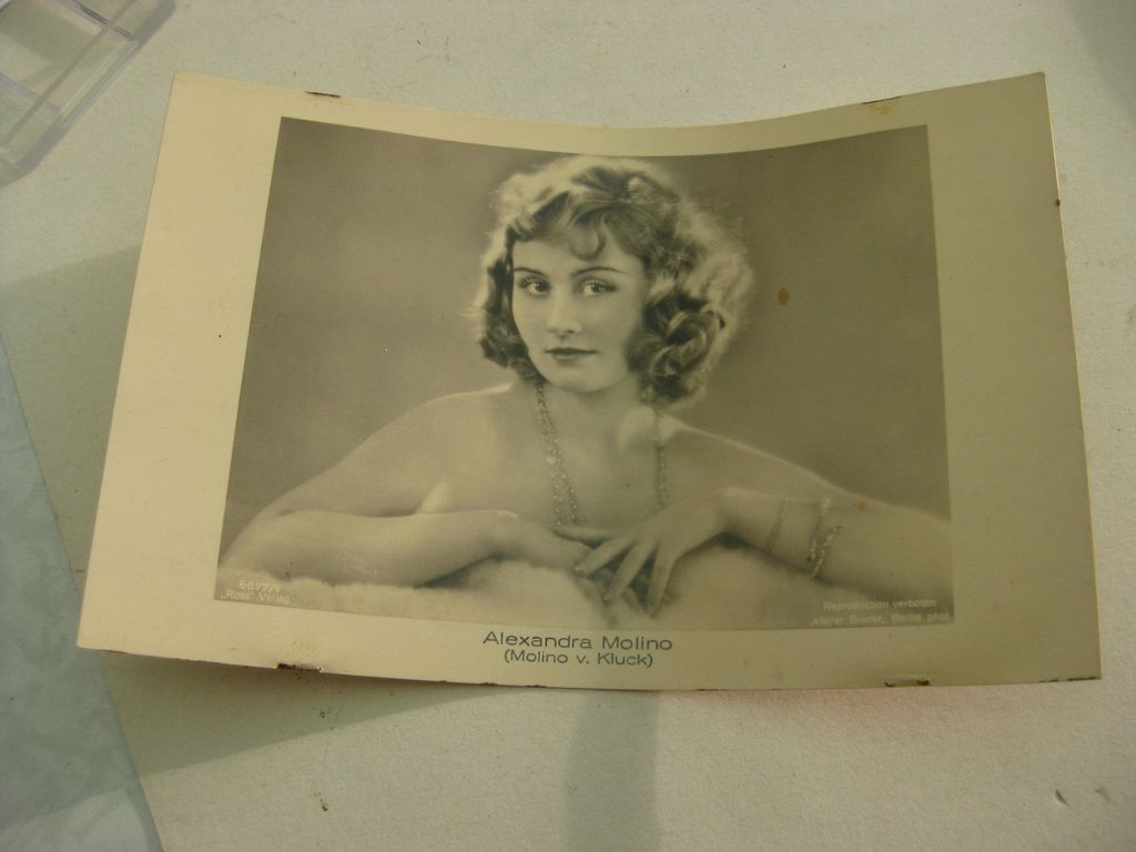 Foto Alexandra Molino von Kluck Filmschauspielerin Enkelin des Generaloberst Alexander v. Kluck