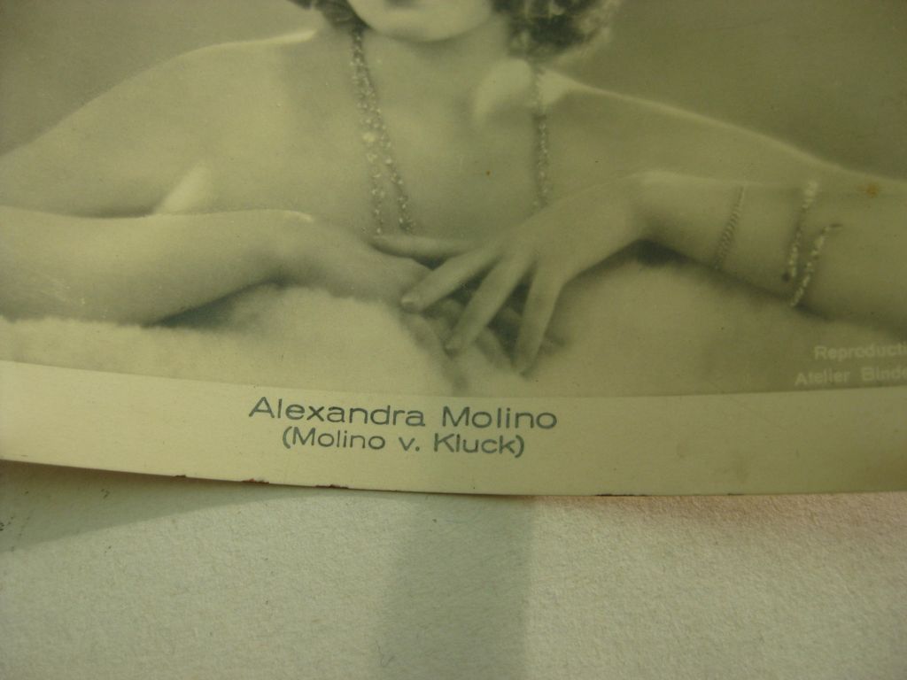 Foto Alexandra Molino von Kluck Filmschauspielerin Enkelin des Generaloberst Alexander v. Kluck