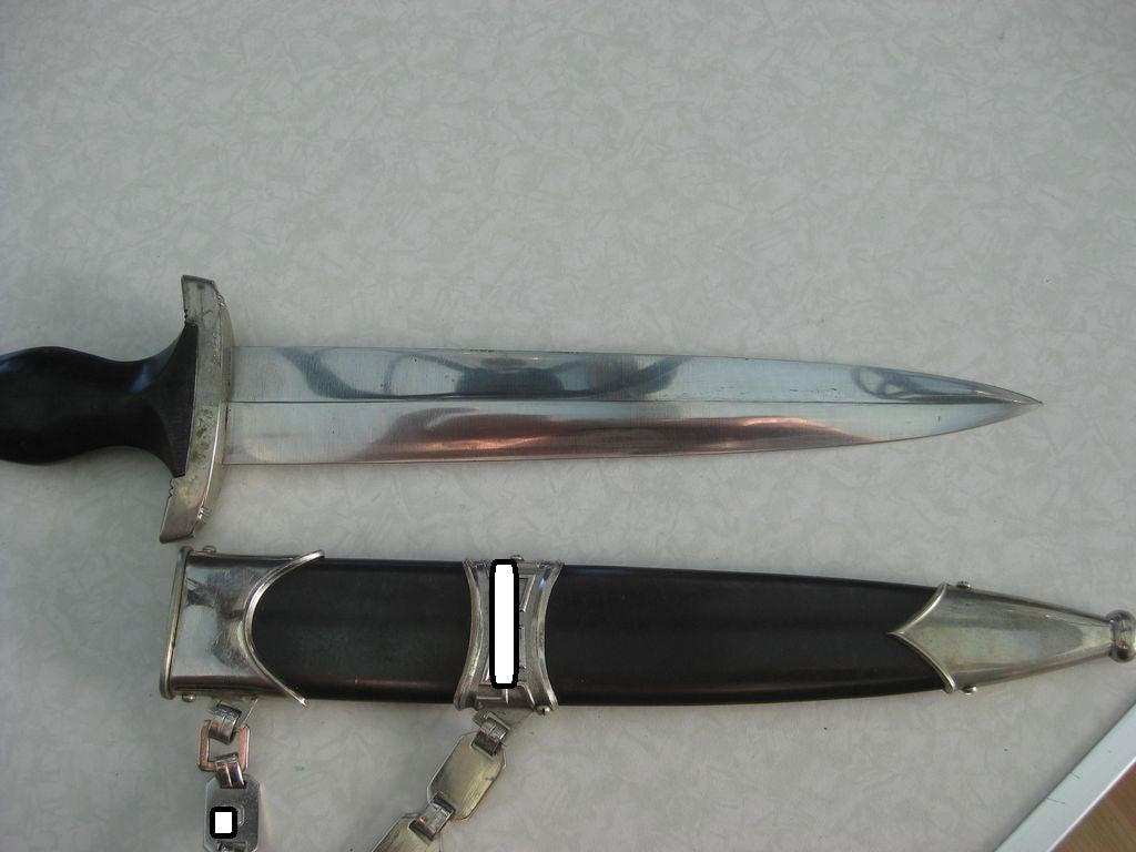 SS-Kettendolch Waffen SS Verfügungstruppe Wehrmacht Prachtexemplar Mint Condition aus dem Besitz von Martin Harnack