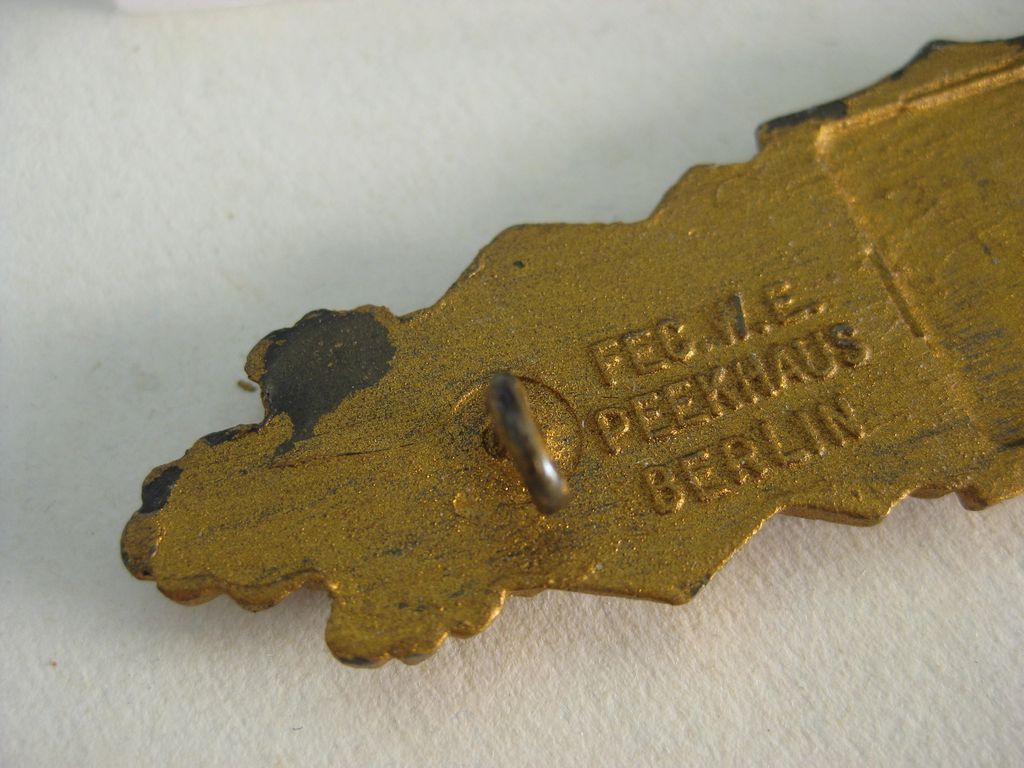 Nahkampfspange in Gold - FRONTFERTIGUNG -