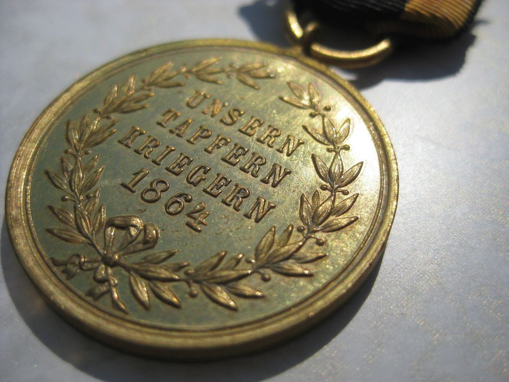 Medaille KDM Kriegsdenkmünze 1864 für Kämpfer