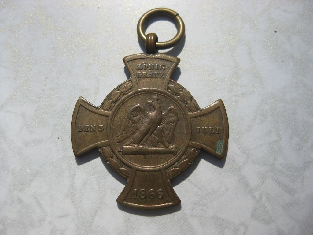 Medaille KDM Kriegsdenkmünze für Kämpfer Königgrätz 1866