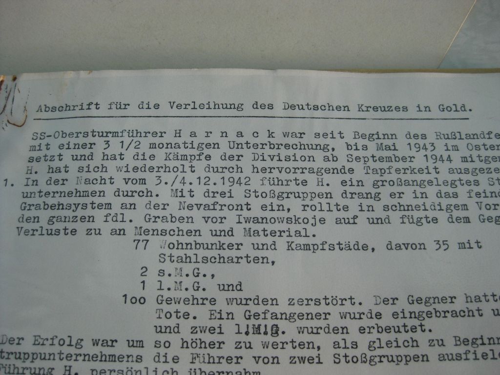 SS - Ärmeladler BEVO für Mannschaften entnazifiziert Effekten der Schutzstaffel 1000% alt und ORIGINAL Waffen-SS Martin Harnack