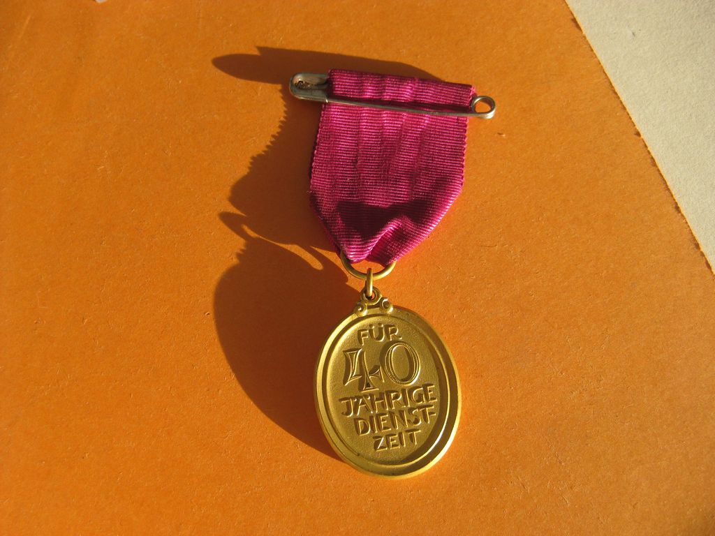 bayerischer Feuerwehrorden Erinnerungsabzeichen für 40 Dienstjahre Freistaat Bayern 1928 - 1933