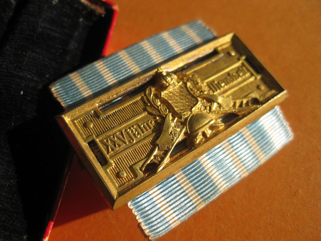 Bayerischer Feuerwehrorden Erinnerungsabzeichen für XXV Dienstjahre Königreich Bayern bis 1918