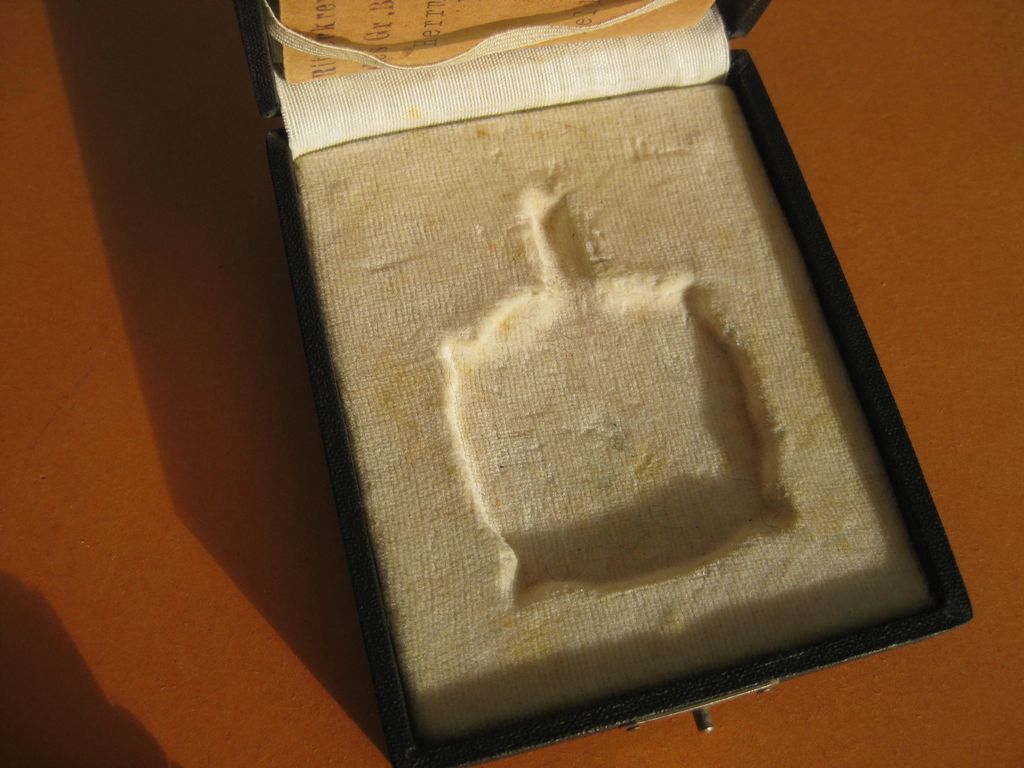 Baden Ritterkreuz 2.Klasse mit Schwertern vom Zähringer Löwen im sehr seltenen VERLEIHUNGSETUI MIT Verleihungstüte Leutnant VIER