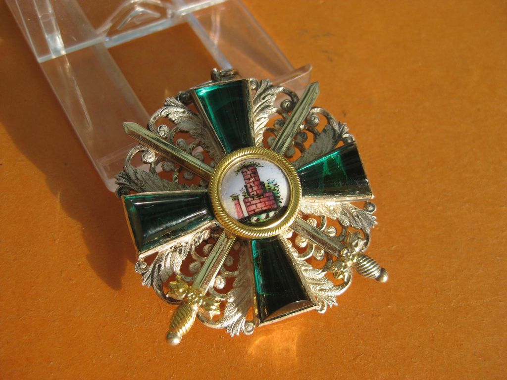 Baden Ritterkreuz 2.Klasse mit Schwertern vom Zähringer Löwen im sehr seltenen VERLEIHUNGSETUI MIT Verleihungstüte Leutnant VIER