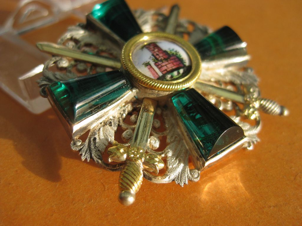 Baden Ritterkreuz 2.Klasse mit Schwertern vom Zähringer Löwen im sehr seltenen VERLEIHUNGSETUI MIT Verleihungstüte Leutnant VIER